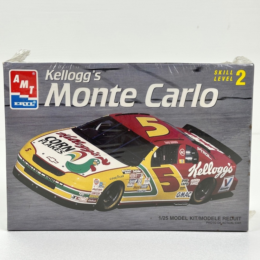 AMT Ertl Kelloggs Monte Carlo Terry Labonte 1/25 Model Kit 8187 NASCAR 1995